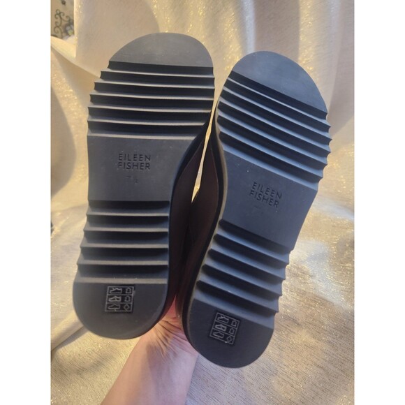 Eileen Fisher Women's Falcon Suede Slip On Ankle Booties Boots Tan Size 7.5 - Picture 6 of 8